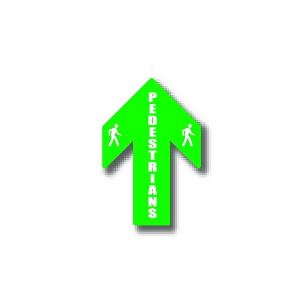 Ergomat 34in x 26in ARROW SIGNS - Pedestrians DSV-SIGN 884 #0462 -UEN - main